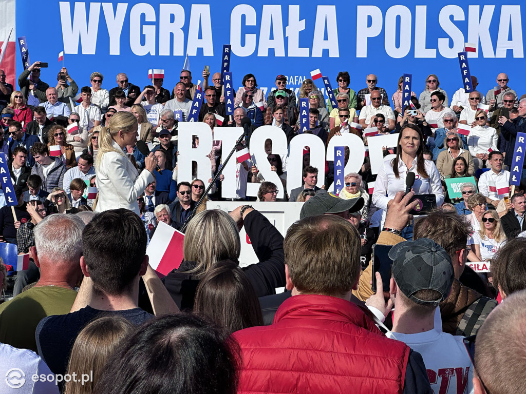 Tłumy na wiecu Rafała Trzaskowskiego w Sopocie [FOTO]