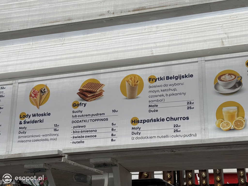 Ile kosztują lody, gofry i zapiekanki w Sopocie? [FOTO]