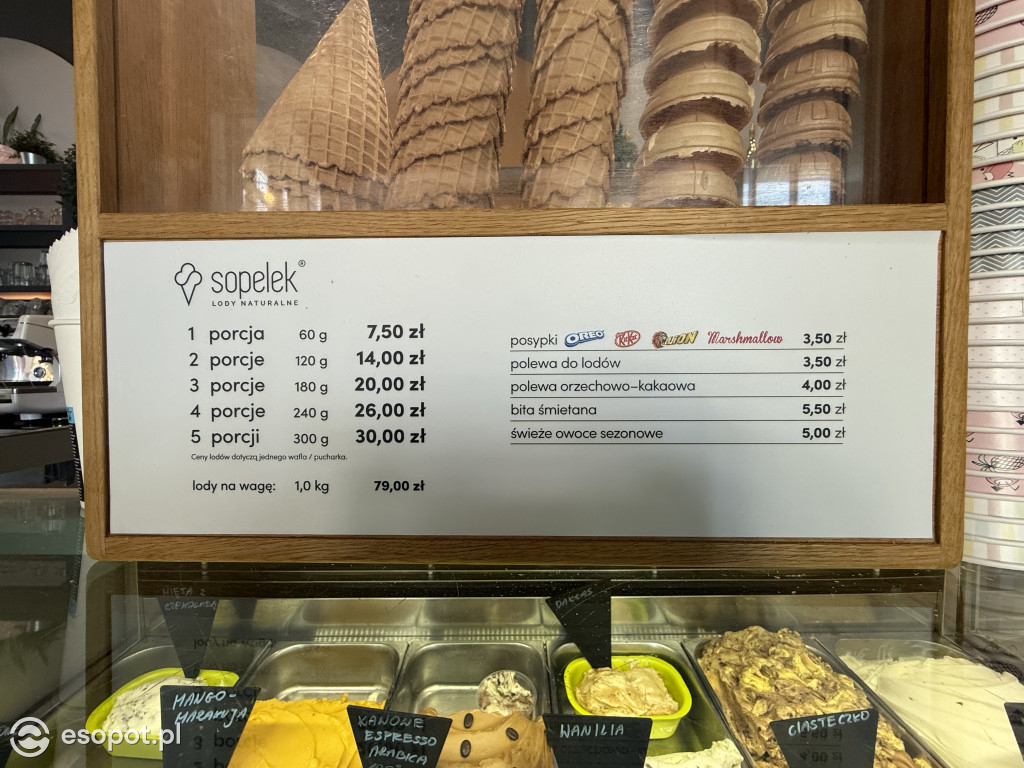 Ile kosztują lody, gofry i zapiekanki w Sopocie? [FOTO]