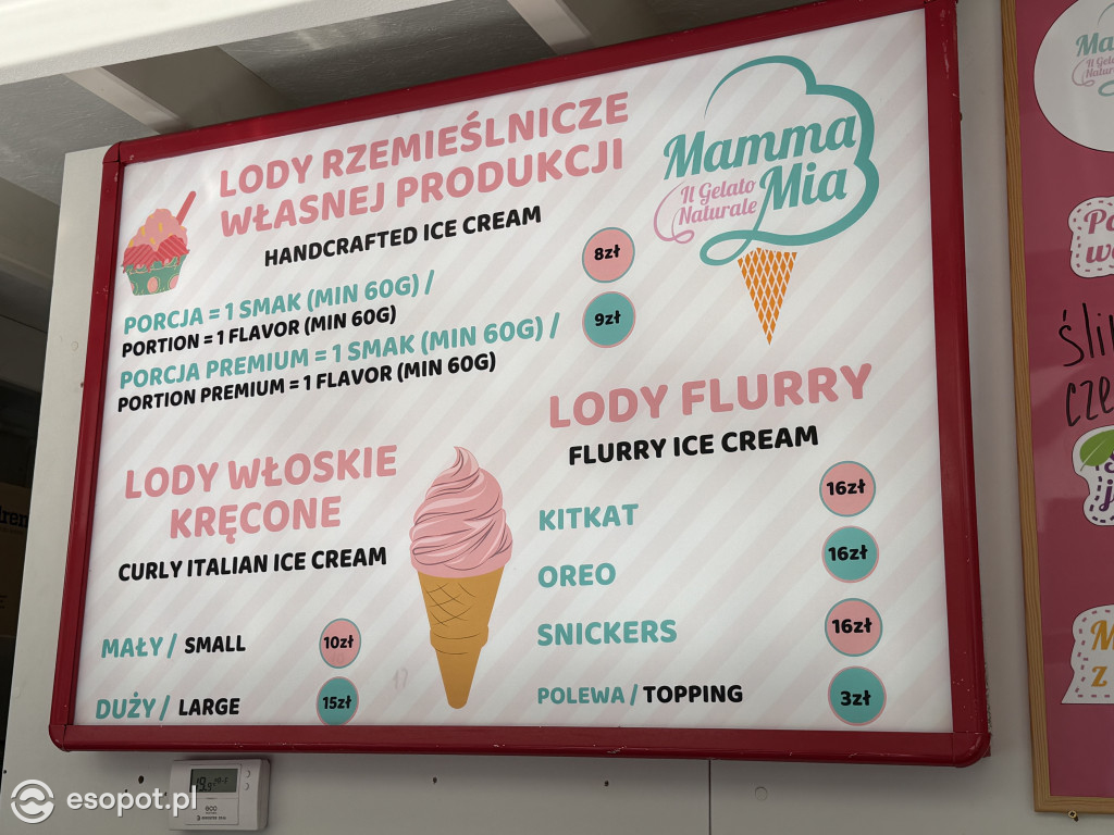 Ile kosztują lody, gofry i zapiekanki w Sopocie? [FOTO]