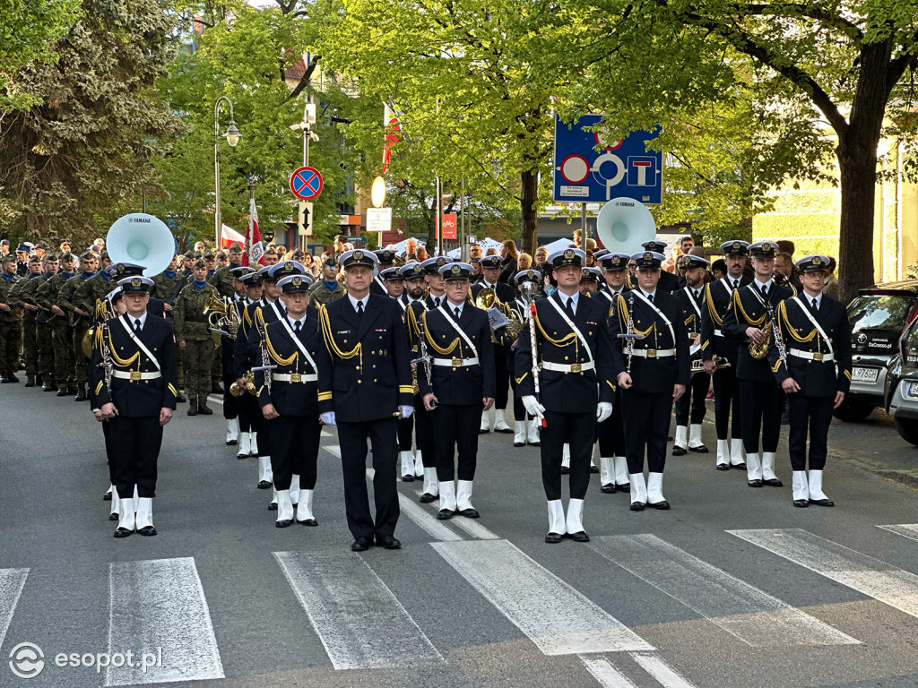 Sopot pamięta – uroczystości Trzeciego Maja 2025 [FOTO]