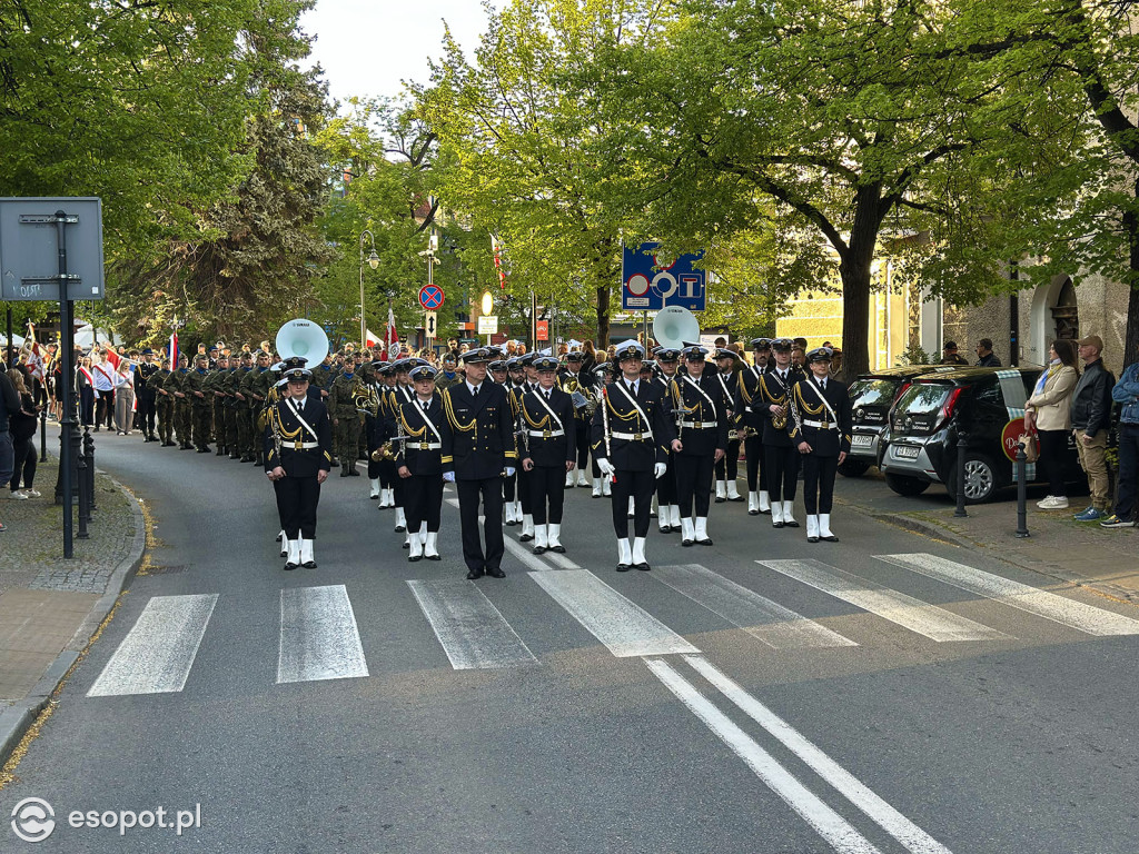 Sopot pamięta – uroczystości Trzeciego Maja 2025 [FOTO]