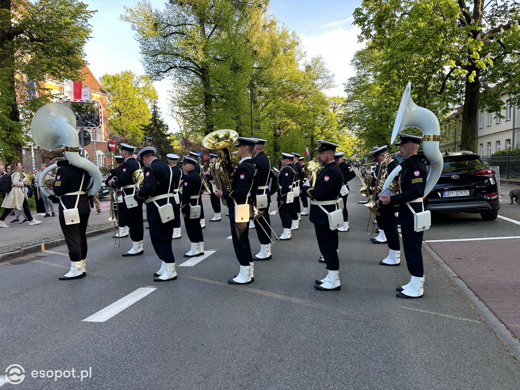 Sopot pamięta – uroczystości Trzeciego Maja 2025 [FOTO]