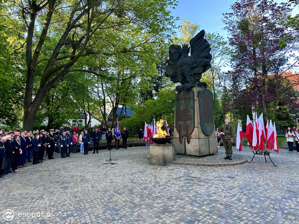 Sopot pamięta – uroczystości Trzeciego Maja 2025 [FOTO]