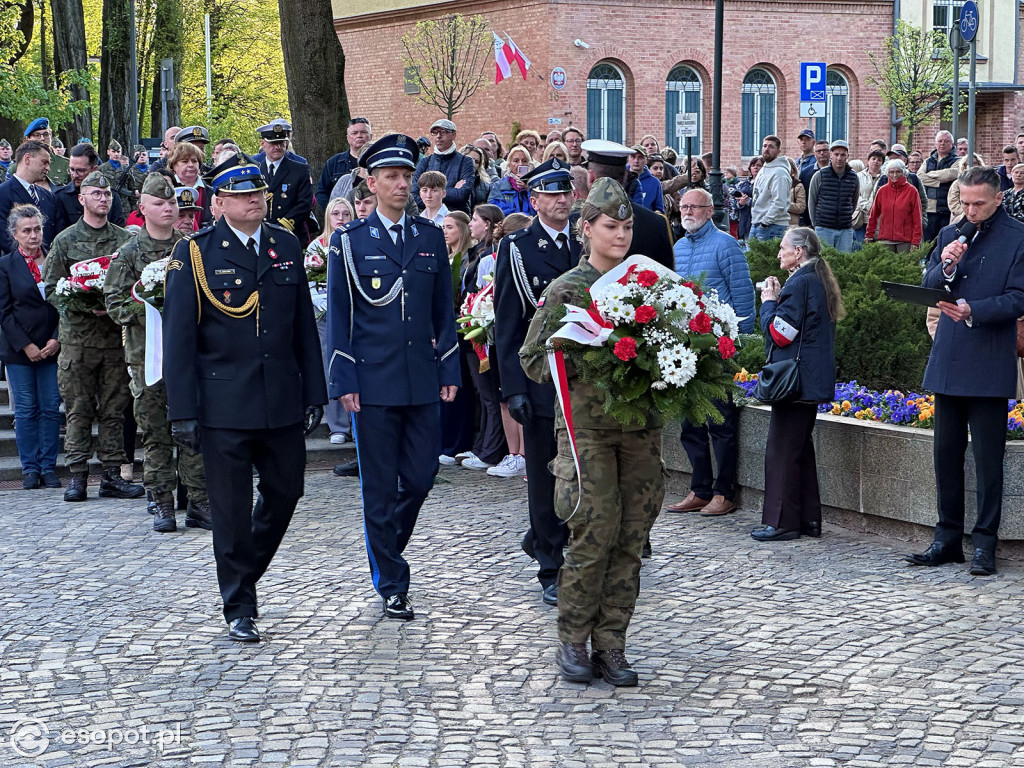 Sopot pamięta – uroczystości Trzeciego Maja 2025 [FOTO]