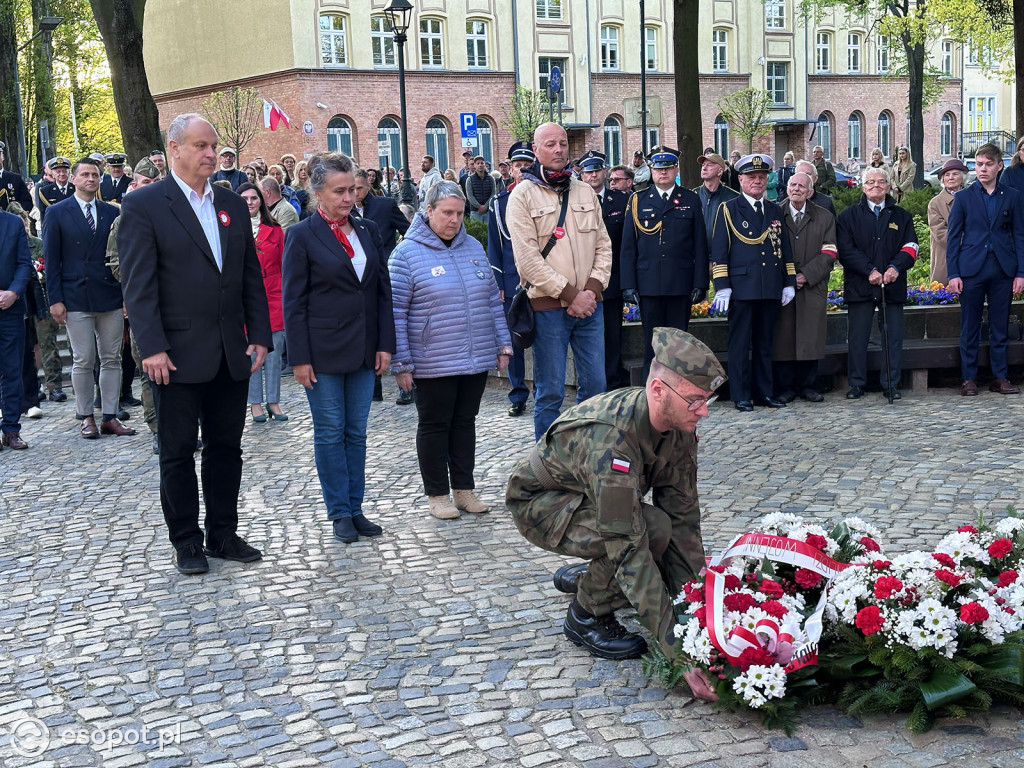 Sopot pamięta – uroczystości Trzeciego Maja 2025 [FOTO]