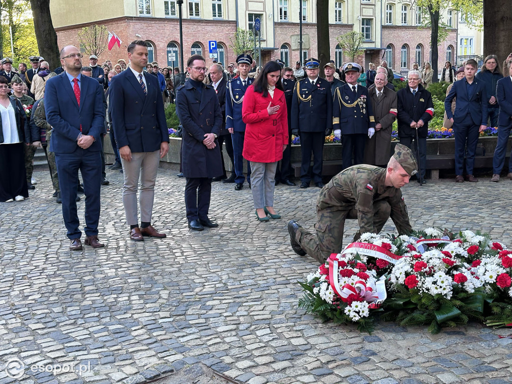 Sopot pamięta – uroczystości Trzeciego Maja 2025 [FOTO]