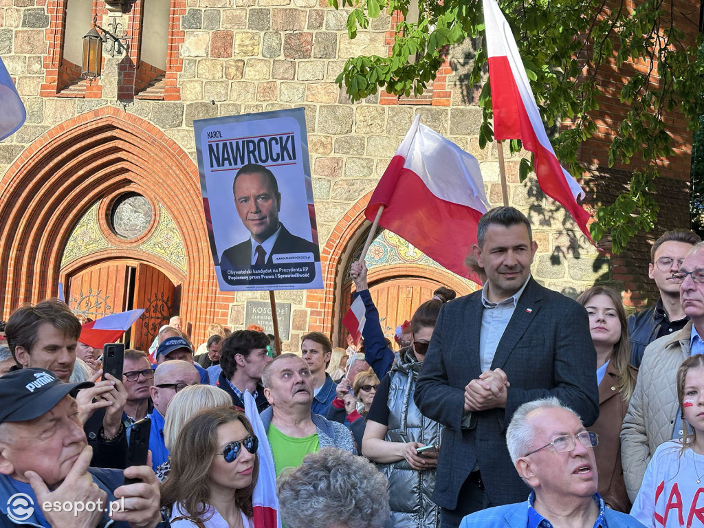 Tłumy na wiecu poparcia dla Karola Nawrockiego [FOTO]