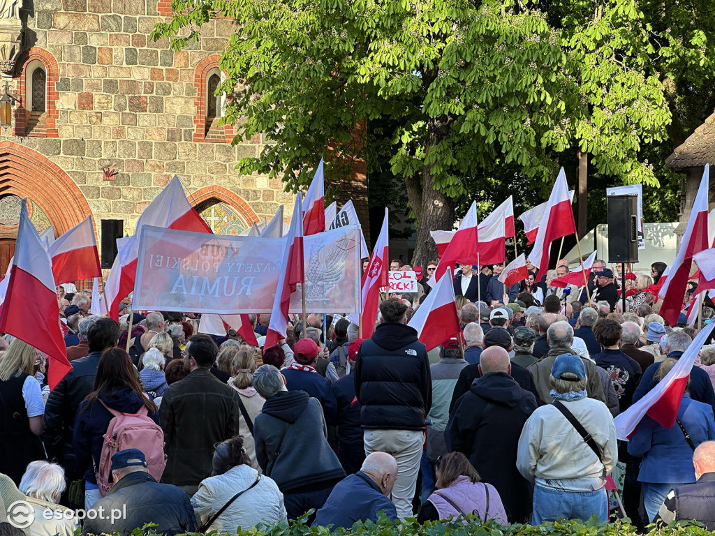 Tłumy na wiecu poparcia dla Karola Nawrockiego [FOTO]