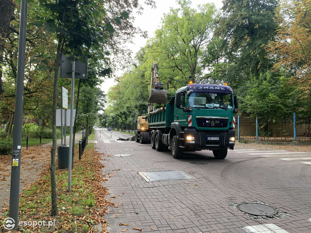 Remont ulicy Goyki w Sopocie. Warto czekać na efekt [FOTO]