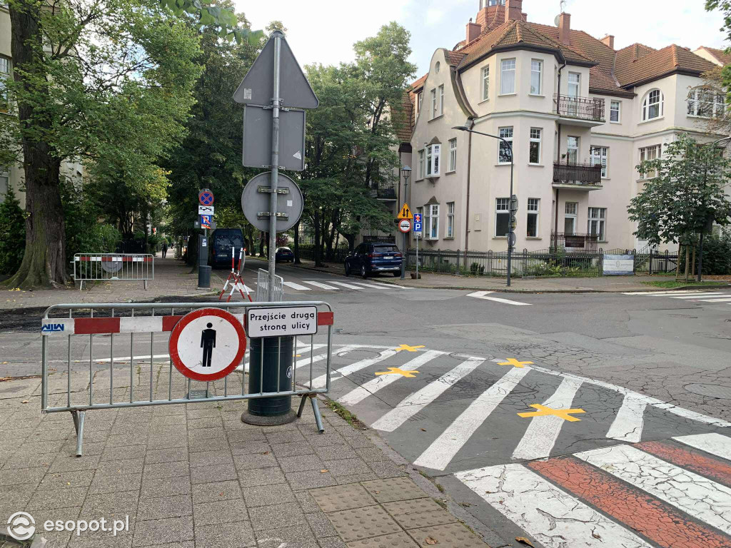 Remont ulicy Goyki w Sopocie. Warto czekać na efekt [FOTO]