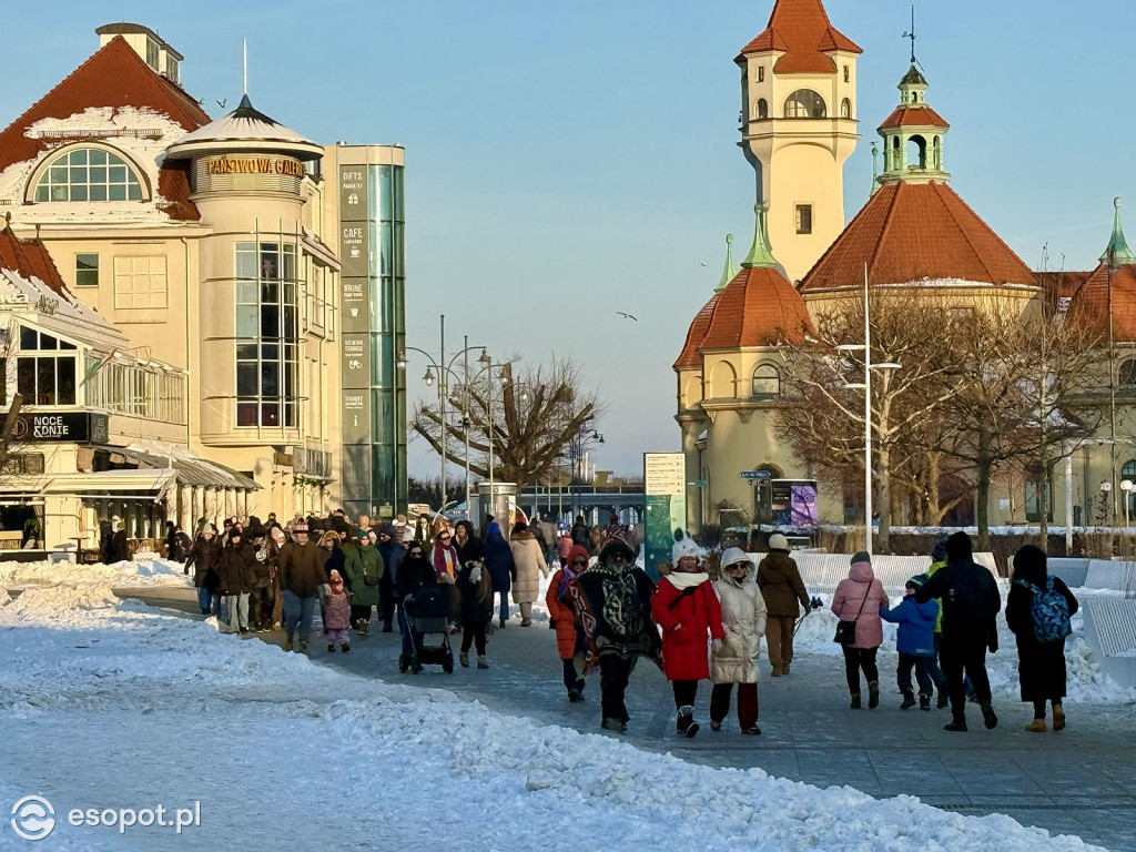 Sopot zachwyca na zimowych zdjęciach w pierwszy weekend ferii [FOTO]