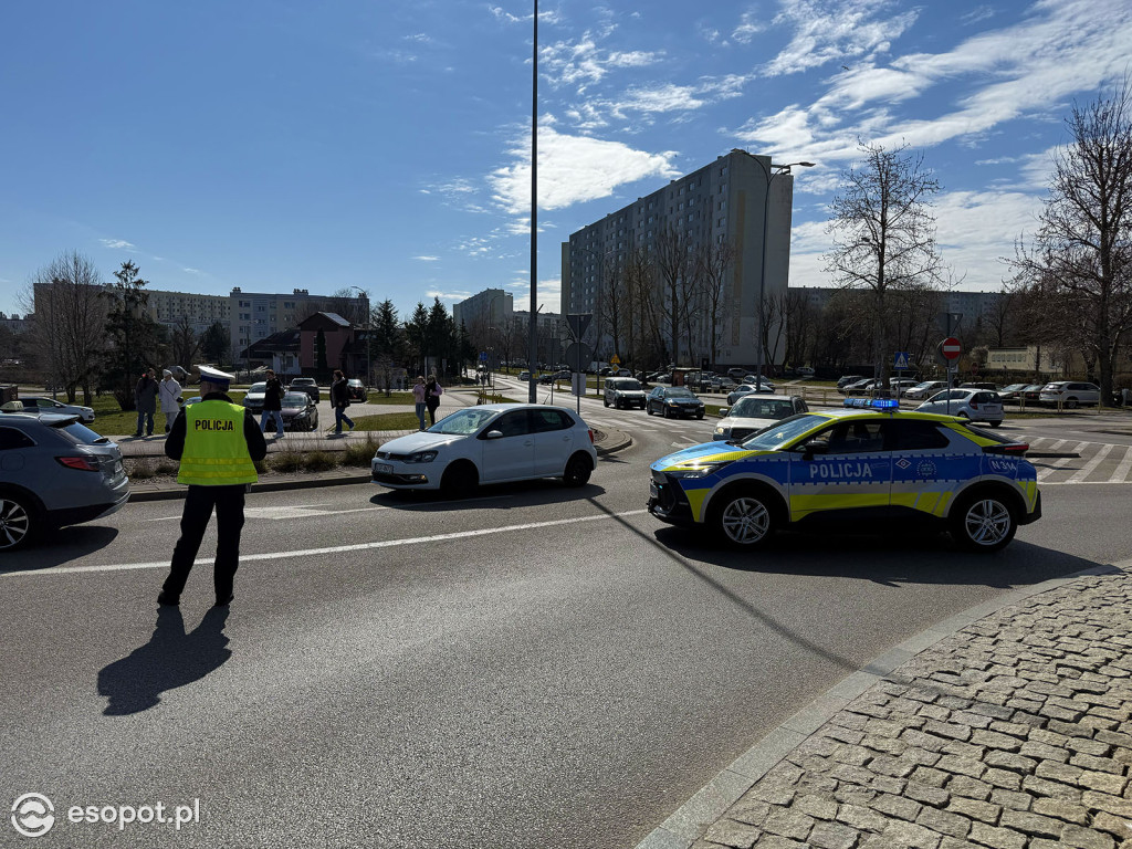 Protest i blokada ronda przy Ergo Arenie. Akcja związana z planem zabudowy terenów zielonych [FOTO]
