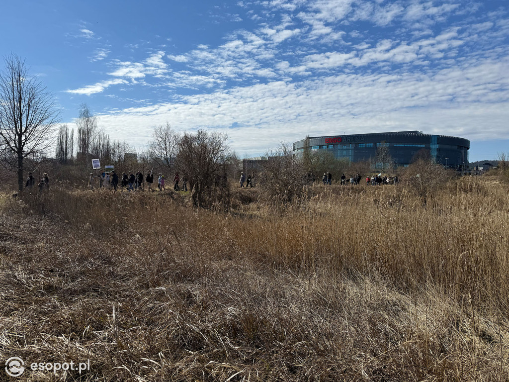 Protest i blokada ronda przy Ergo Arenie. Akcja związana z planem zabudowy terenów zielonych [FOTO]