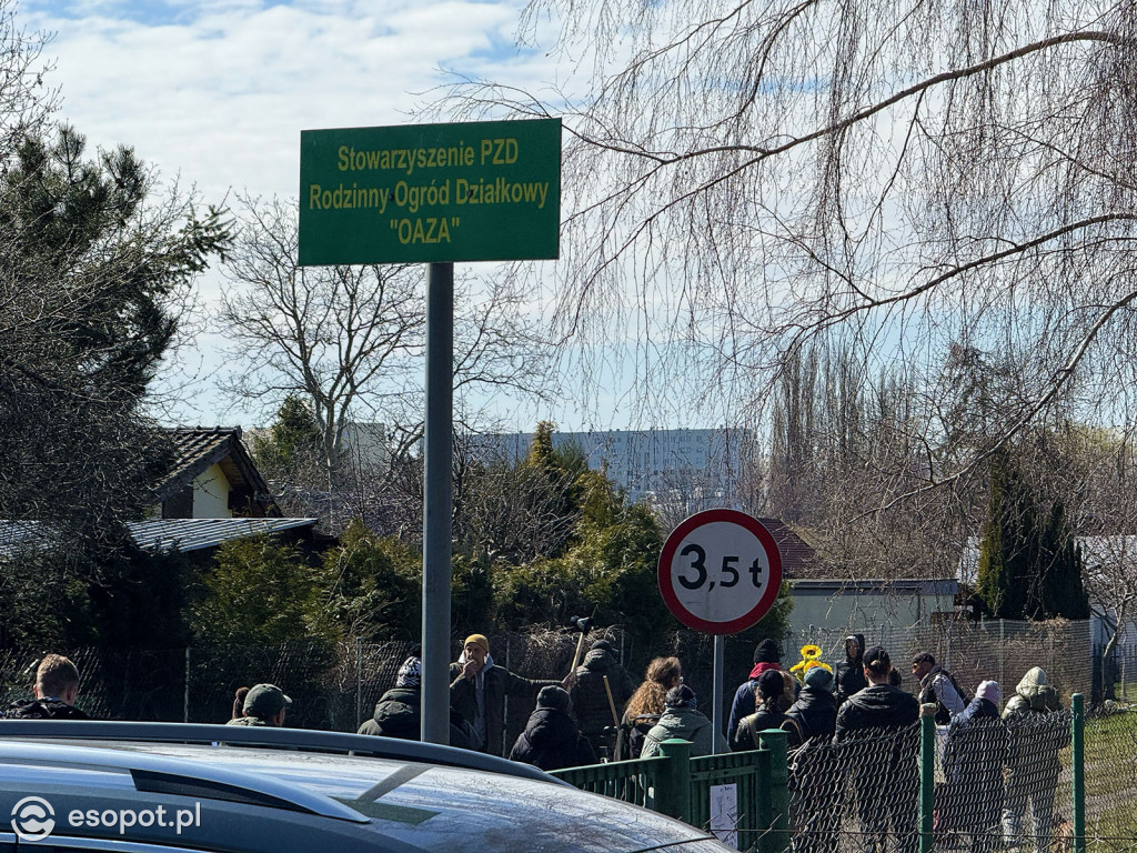 Protest i blokada ronda przy Ergo Arenie. Akcja związana z planem zabudowy terenów zielonych [FOTO]