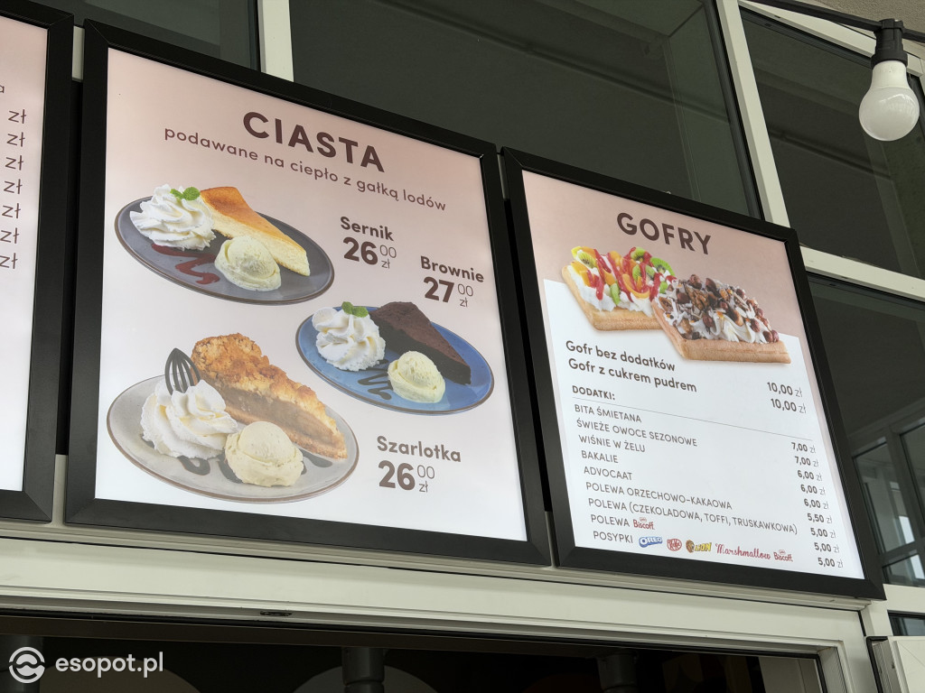 Tyle kosztują lody, gofry i zapiekanki w Sopocie [FOTO]