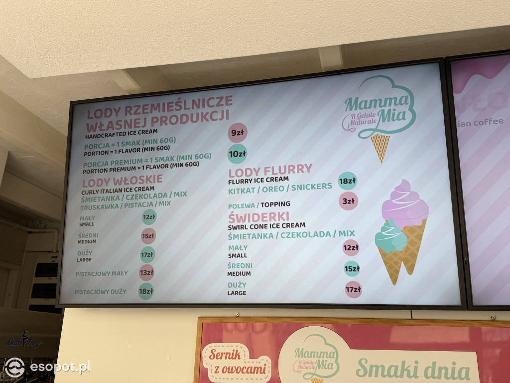 Tyle kosztują lody, gofry i zapiekanki w Sopocie [FOTO]
