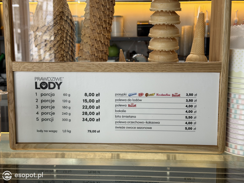 Tyle kosztują lody, gofry i zapiekanki w Sopocie [FOTO]