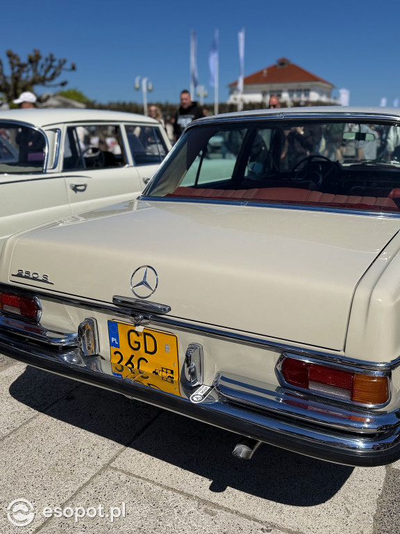 Klasyczne Mercedesy na Skwerze Kuracyjnym. Sopot znów przyciągnął fanów motoryzacji [FOTO]