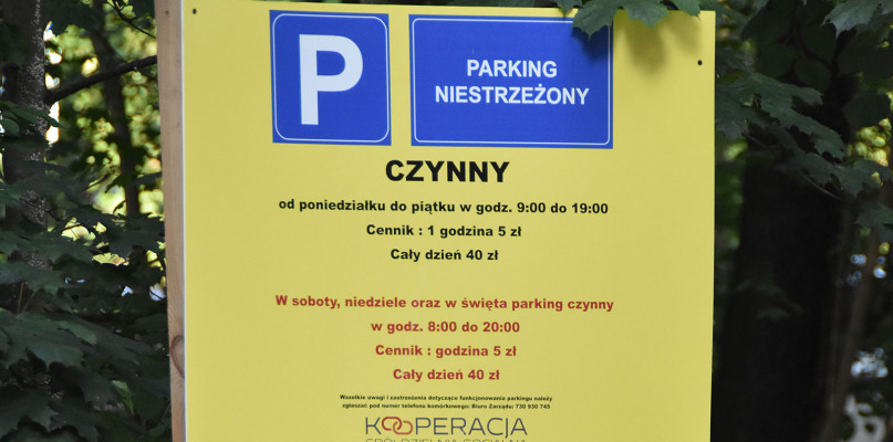 Płatny (bezpłatny) parking przy Parku Północnym w Sopocie