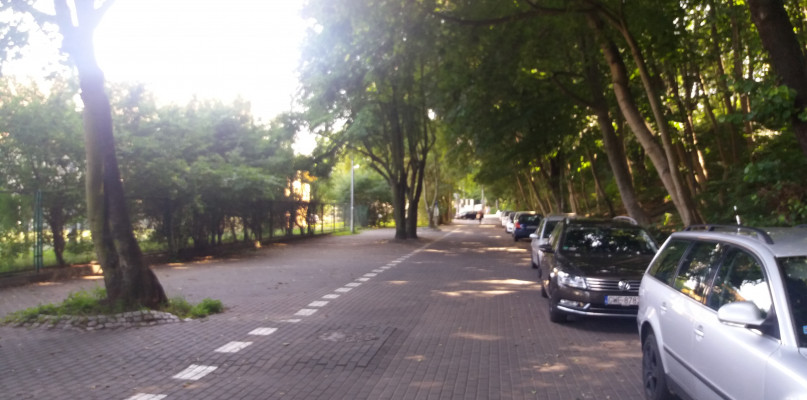 Chcą uniknąć opłat więc parkują wzdłuż skarpy! Samochody blokują przejazd ul. Wini