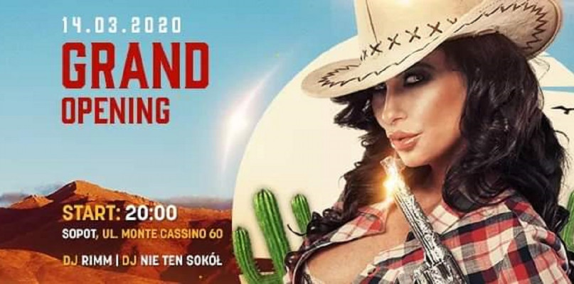 Otwarcie klubu Coyote Bar w Sopocie. To nie będzie Dziki Zachód, ale będzie Dzika 