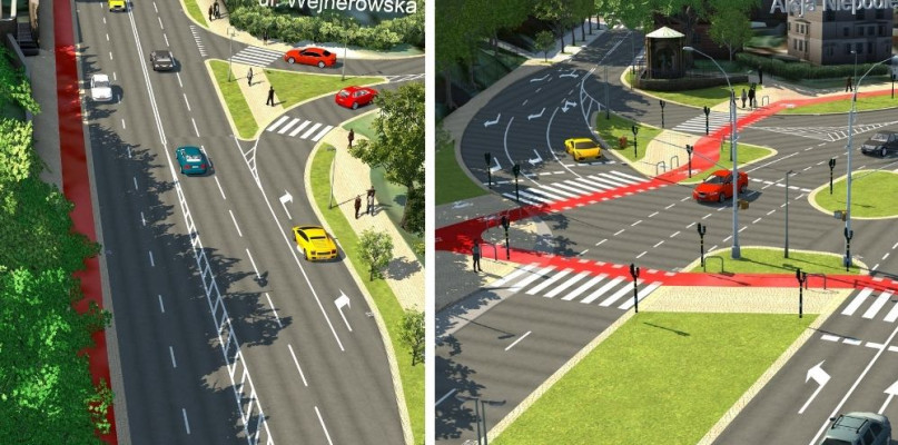 Kolaż. Wizualizacja: Biuro Projektów Highway / materiały UMS