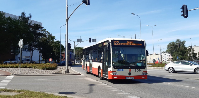 Sopot: linia 122 częściowo wraca na stałą trasę [MAPA]