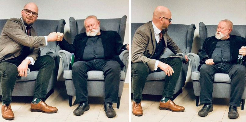 Wojciech Wężyk rozmawia z prof. Jerzym Bralczykiem