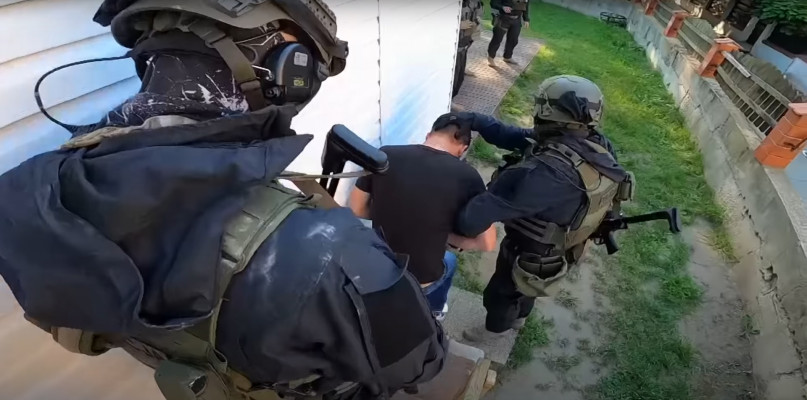 Fot. kadr z nagrania, wideo: Komenda Wojewódzka Policji w Gdańsku