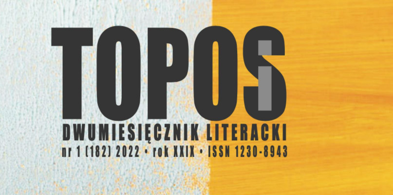 Ukazał się nowy numer „Toposu” – pierwszy wydany nakładem Instytutu Książki