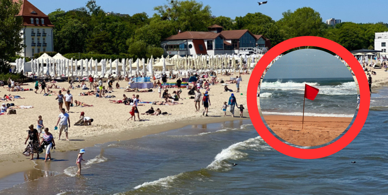 Sopot: sytuacja nad morzem przed weekendem. Czy turystów odstraszą sinice? 