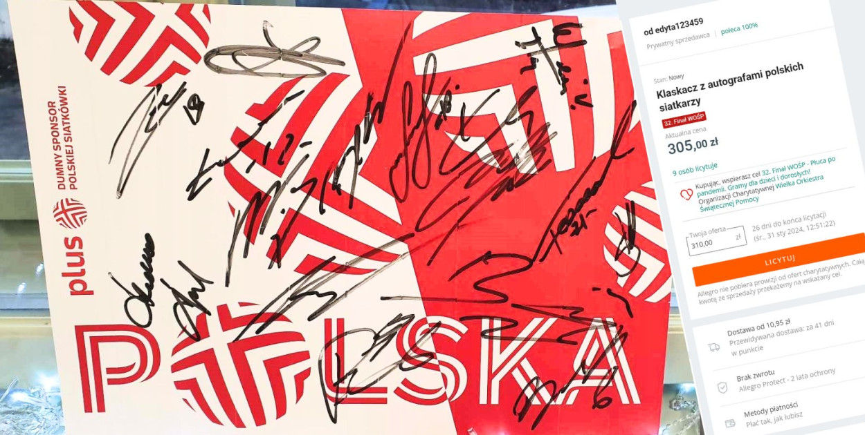 ERGO ARENA z gratką dla kibiców! Na aukcję trafiły autografy polskich siatkarzy