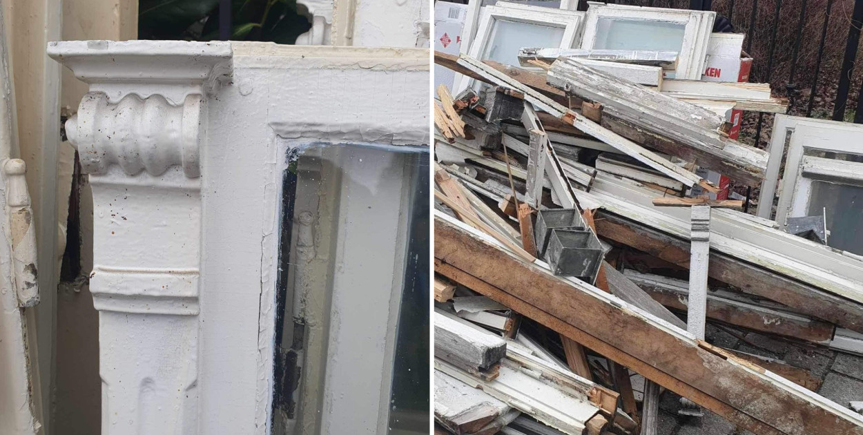 Sopot: zdewastowali historyczne okna. Zareagowali sąsiedzi