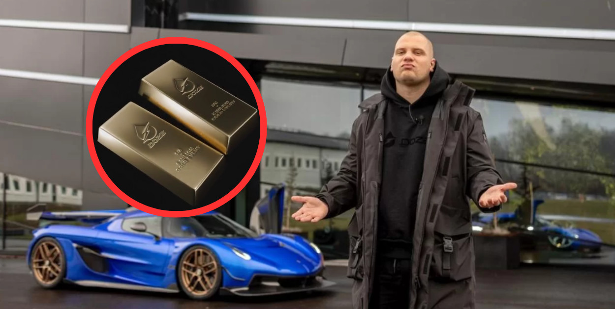 Polski youtuber rozda sztabki złota. Wartość? Dwa miliony złotych!