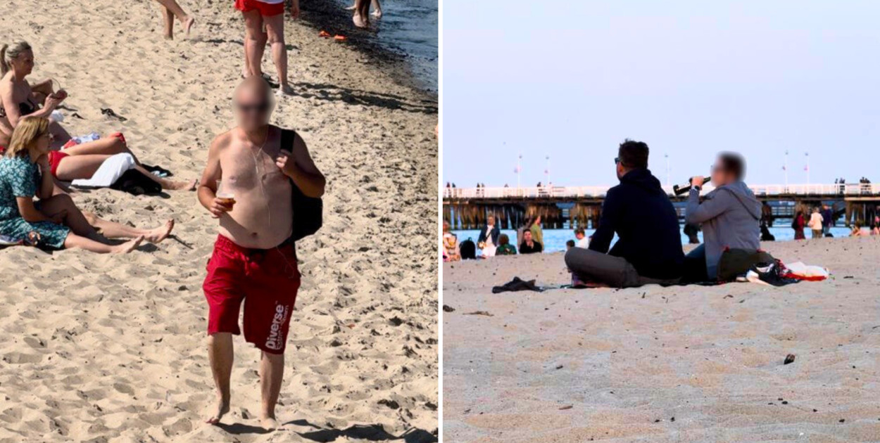 Co z piciem na plaży w Sopocie? To zakaz, którym mało kto się przejmuje