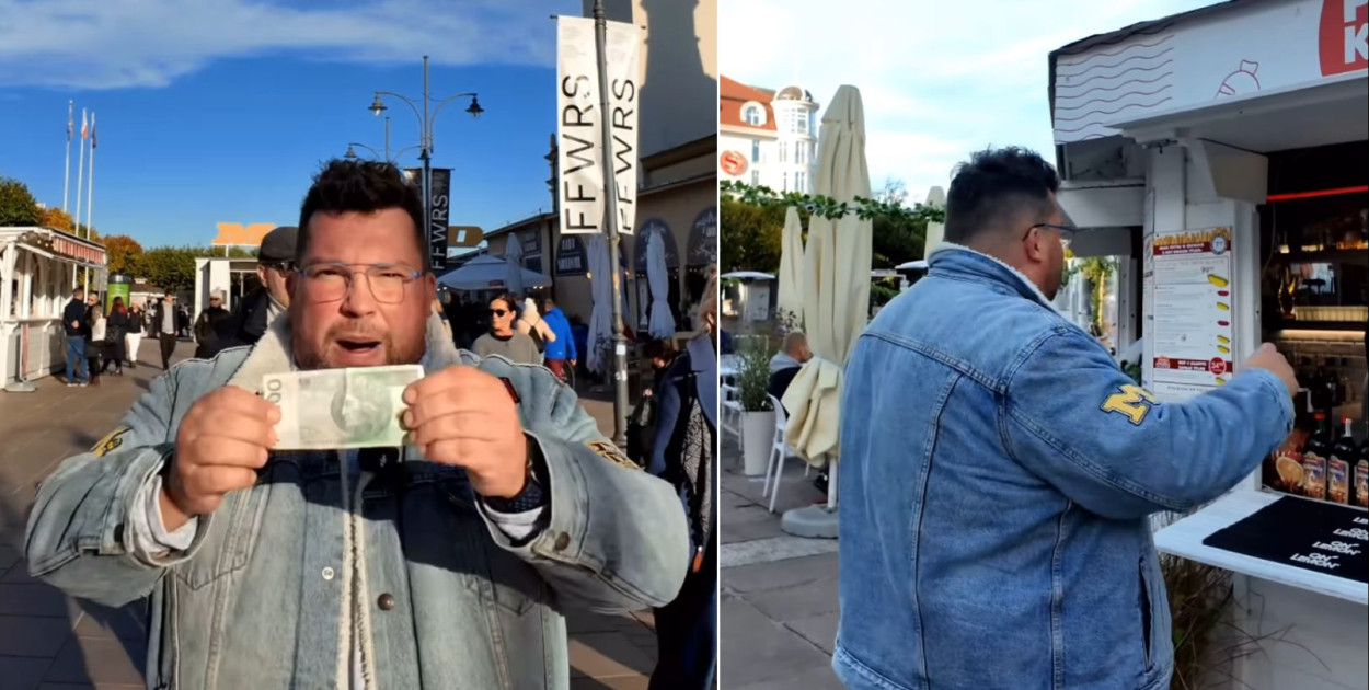 Jak spędzić dzień w Sopocie za 100 zł? Kupił hot doga, na kawę nie wystarczyło