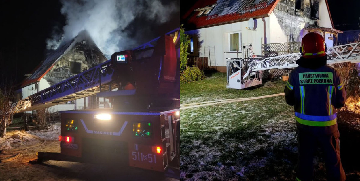 Pożar domu jednorodzinnego w Sopocie! Ewakuowano 9 osób