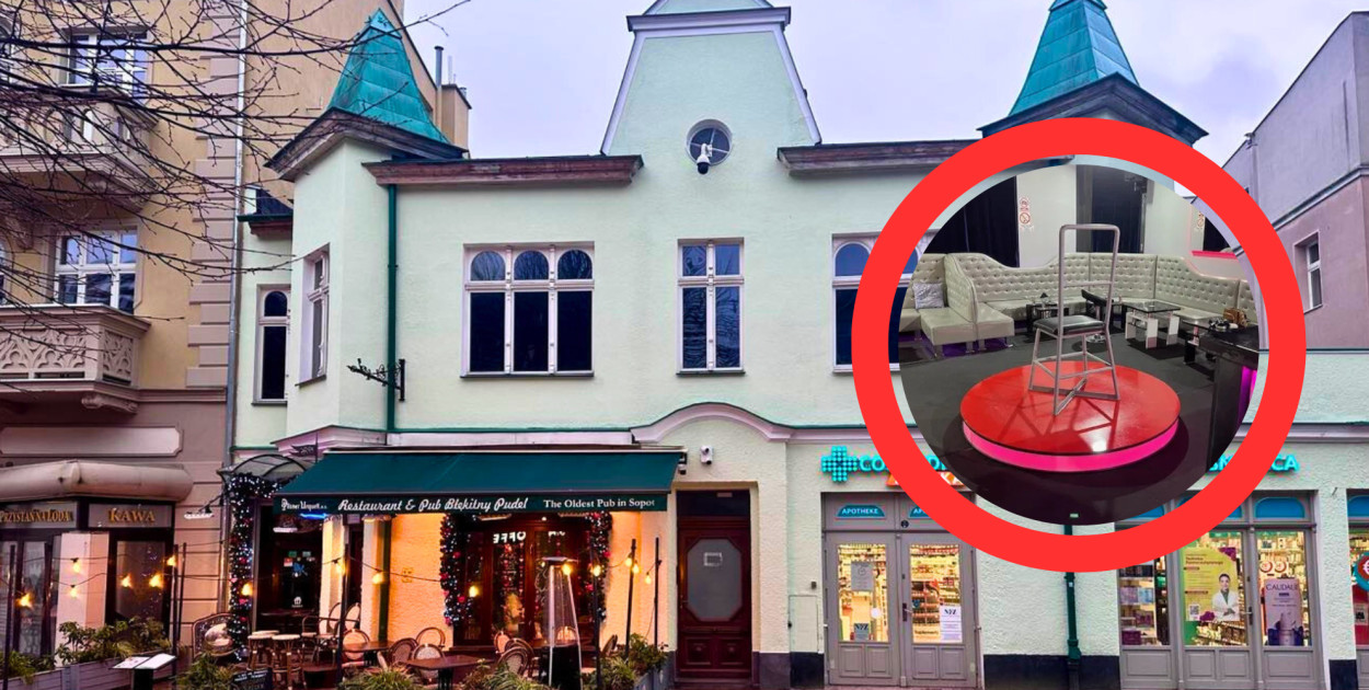 Kabaret czy... striptiz? Nocny lokal w centrum Sopotu na wynajem za grubą kasę 