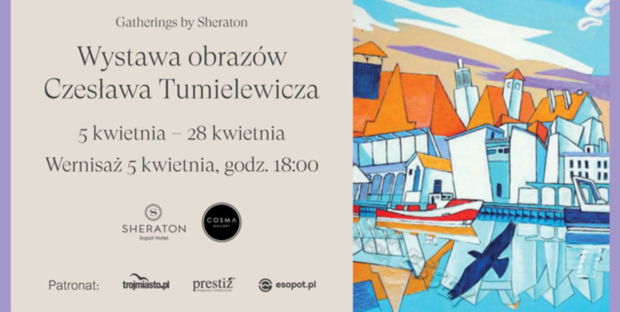 Zobacz obrazy i grafiki inspirowane Sopotem! Wystawa Czesława Tumielewicza