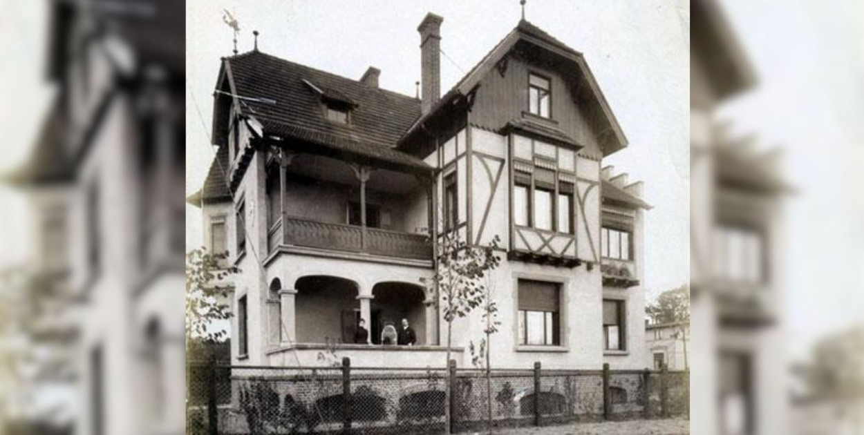 Willa Eo na zdjęciu wykonanym przez Johna Faltina w ok. 1905 r. (fot. John Faltin, 1905 r.), za: www.dawnysopot.pl