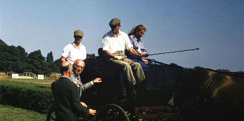 Fot. Wiesław Zieliński. Książe Filip podczas III Europejskich Mistrzostw w Powożeniu w 1975 r.