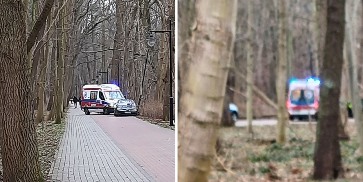 Samochód wjechał w latarnię w Sopocie. Źródło: Raport Trójmiasto - trojmiasto.pl