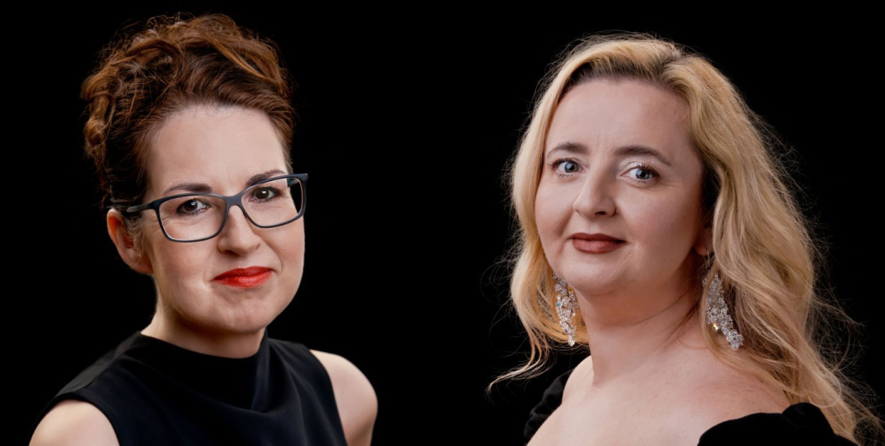 Aneta Szybowicz i Anna Manicka. Fot. materiały PFK Sopot
