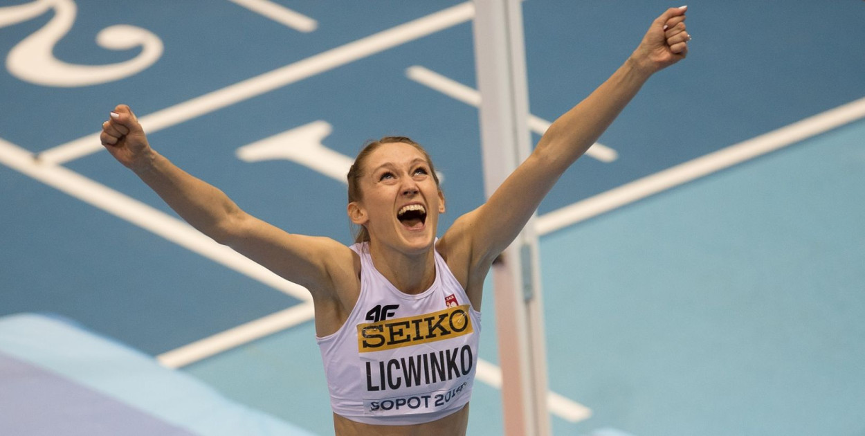 Kamila Lićwinko. Halowe Mistrzostwa Świata 2014. Fot. Marek Biczyk