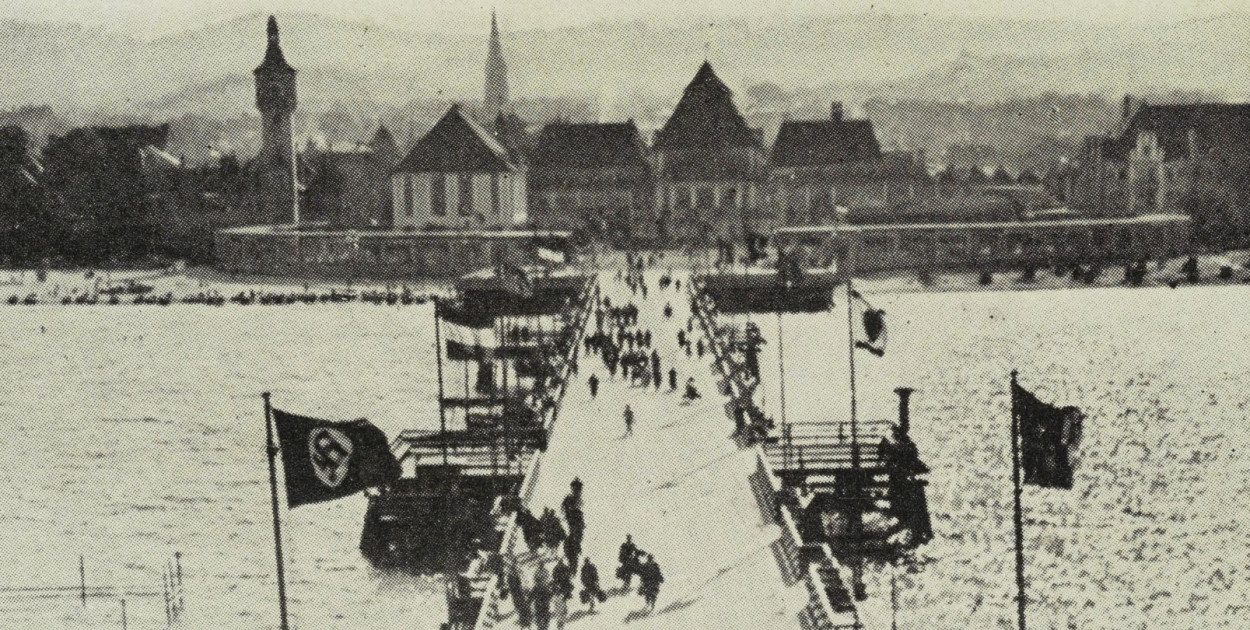 Molo w Sopocie, pocztówka z 1938 roku. Ze zbiorów Biblioteki Narodowej.