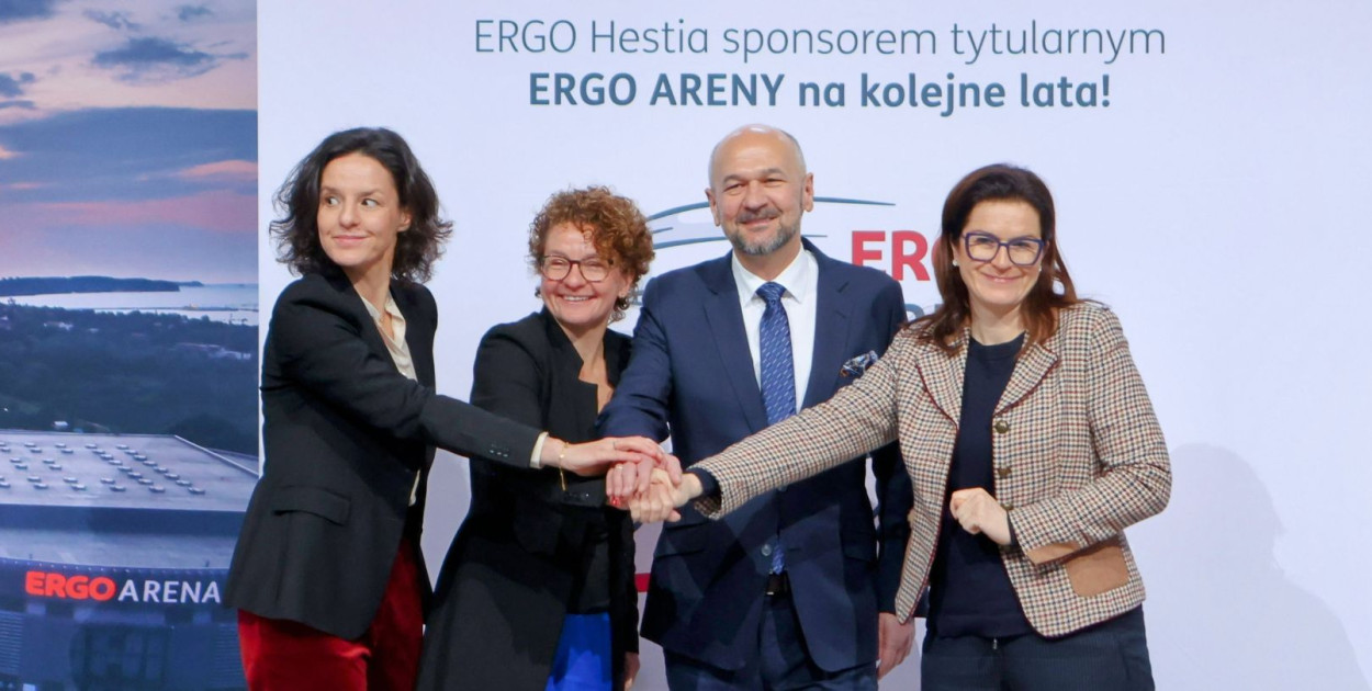 Kolejne 5 lat sposoringu Ergo Hestii dla Ergo Areny, fot. Dominik Paszliński / gdansk.pl