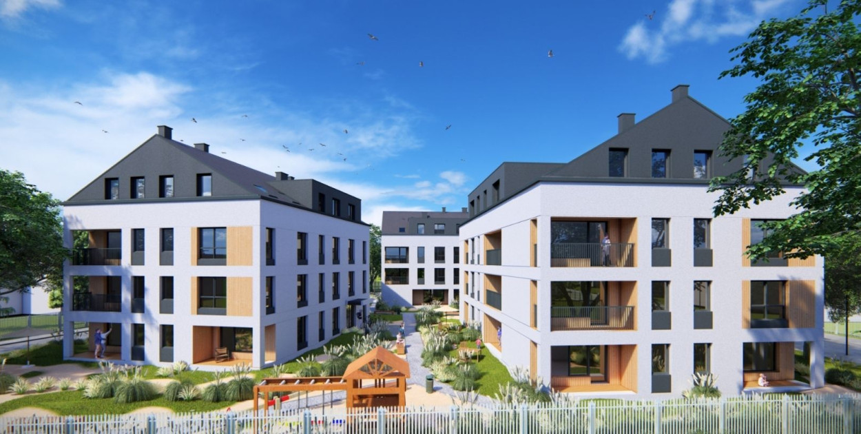 Poglądowe wizualizacje budynków komunalnych, które powstaną przy ul. Jana z Kolna w Sopocie Autor: Krzysztof Janus ARCHIMEDIA - Pracownia Architektoniczna - Architekci & Inżynierowie