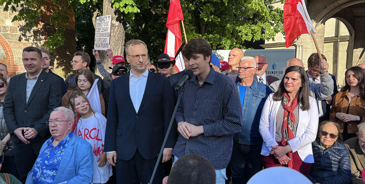 Esopot.pl Wiec poparcia Karol Nawrocki Sopot
