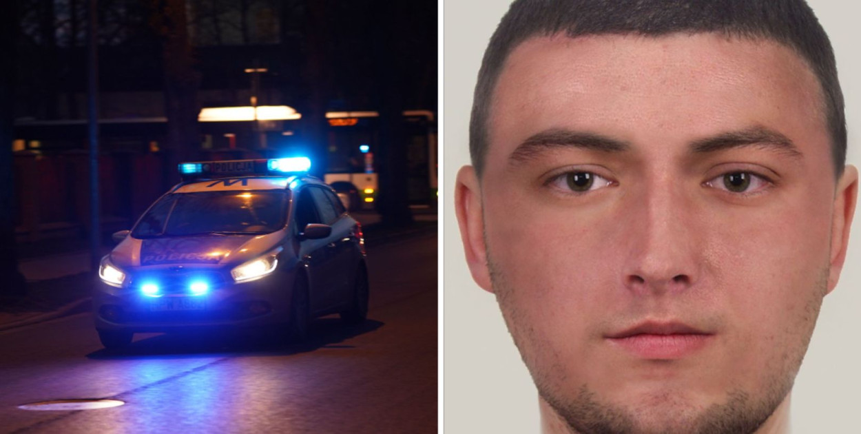 Z lewej zdjęcie ilustracyjne, fot. Marcin Szydlik Portal: iszczecinek.pl. Z prawej: portret podejrzanego - Komenda Miejska Policji w Gdańsku.